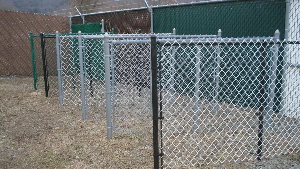 Chain link fence installed by Mariaville Fence